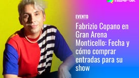 Fabrizio Copano en Gran Arena Monticello: Fecha y cómo comprar entradas para su show