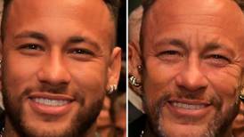 Neymar se unió a la moda del FaceApp y se dejó ver con unos cuantos años de más