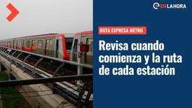 Metro de Santiago Ruta Expresa: Cuándo comienza y cómo saber el color de mi estación
