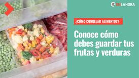 ENTREVISTA | ¿Cómo congelar mis alimentos?: Revisa estos consejos para guardar frutas y verduras