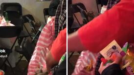 VIDEO| Mujeres se roban piezas de una mesa de dulces y se hacen virales