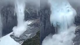 VIDEO I Impactante desprendimiento de glaciar en el Parque Nacional Queulat
