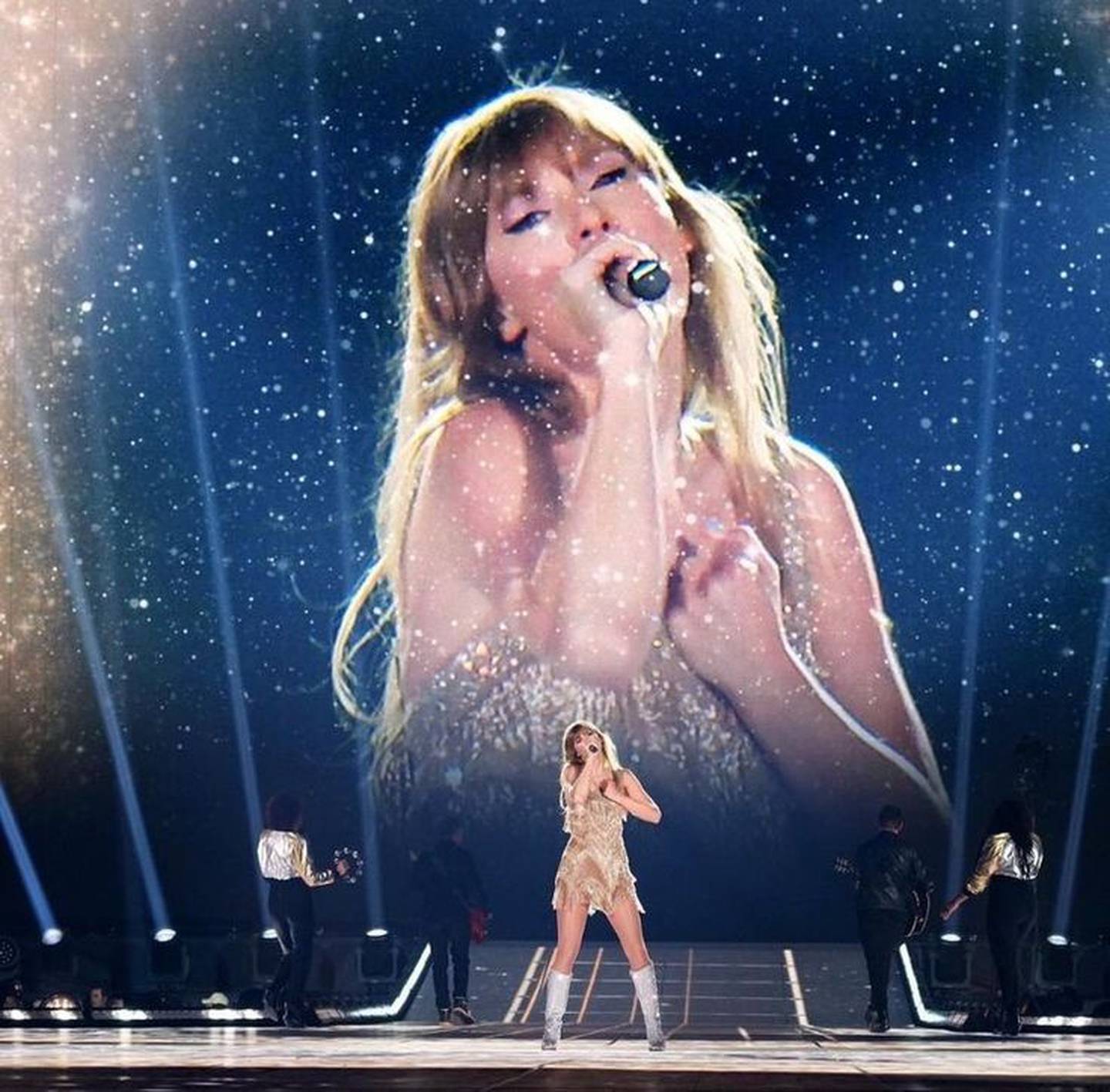 Taylor Swift en uno de los conciertos de "The Eras Tour"