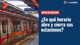 Horario Metro de Santiago: ¿A qué hora abrirán y cerrarán las estaciones este domingo 11 de septiembre?