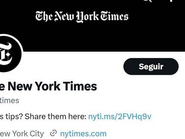 El Diario estadunidense The New York Times pierde su verificación en Twitter