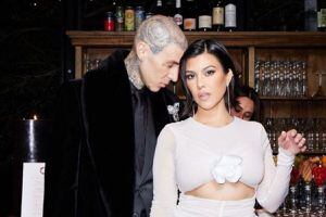 Así fue “baby shower” rockero de Kourtney Kardashian y Travis Barker