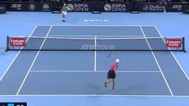 [VIDEO] Shapovalov cerró su año con furia tras quedar eliminado en el ATP de Sofía