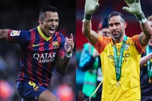 No olvidan a Alexis Sánchez y Claudio Bravo: Los saludos dieciocheros de Barcelona y Manchester City
