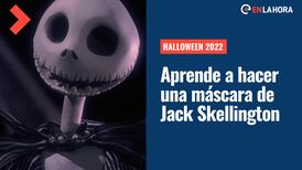 Máscaras para Halloween: ¿Aún no tienes disfraz? Aprende a hacer una máscara de Jack el esqueleto usando pocos materiales