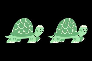 No seas lento como tortuga y encuentra las diferencias en 8 segundos