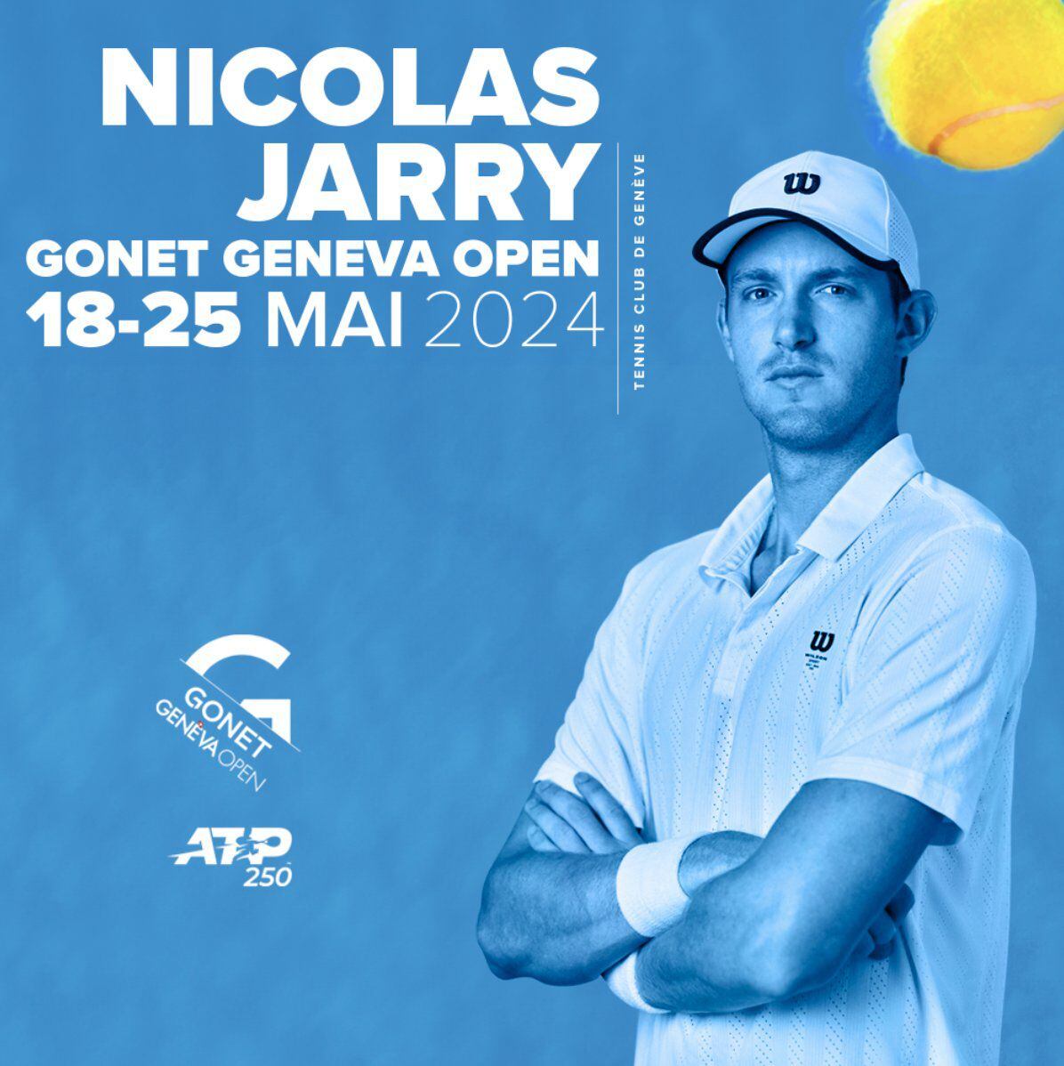 Nicolás Jarry fue confirmado en el ATP de Ginebra