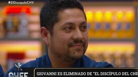 Giovanni Cárdenas se descargó tras su salida de “El discípulo del chef”: “En mi equipo hay personas que cocinan menos que yo”