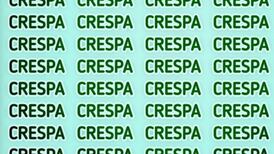 Test Visual: ¿Podrás encontrar la palabra diferente a "CRESPA" en menos de 10 segundos?