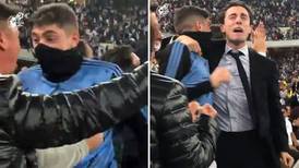 Así fue la eufórica celebración de Valverde tras el penal de Ramos en la Supercopa