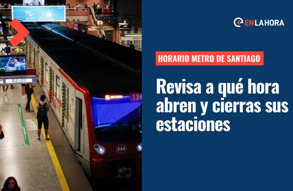 Horario del Metro | ¿A qué hora abre y cierra el Metro de Santiago este  domingo 13 de noviembre?