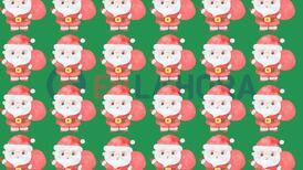 Test visual navideño: ¿Puedes encontrar al Viejito Pascuero con cuernos de reno en menos de 5 segundos?