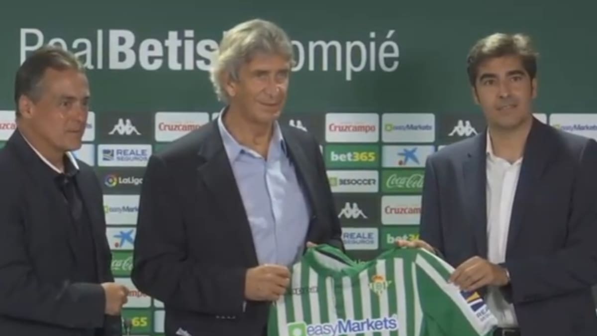 Director Deportivo del Betis desmintió que Pellegrini quiera emigrar a China