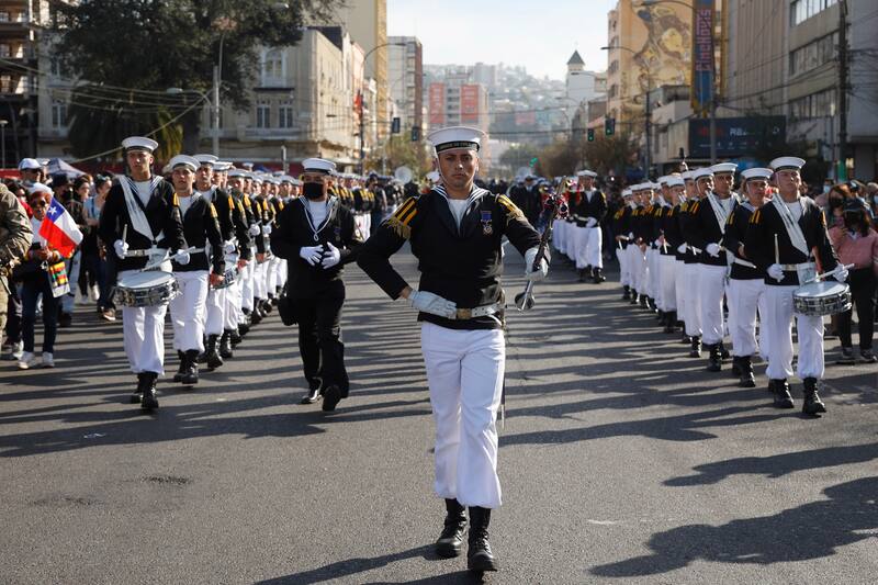 Habrá desfiles por el Día de las Glorias Navales en Valparaíso y Punta Arenas. Créditos: ATON.