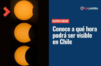 Eclipse Solar: ¿A qué hora y cómo se podrá ver en Chile este evento astronómico el sábado 30 de abril?
