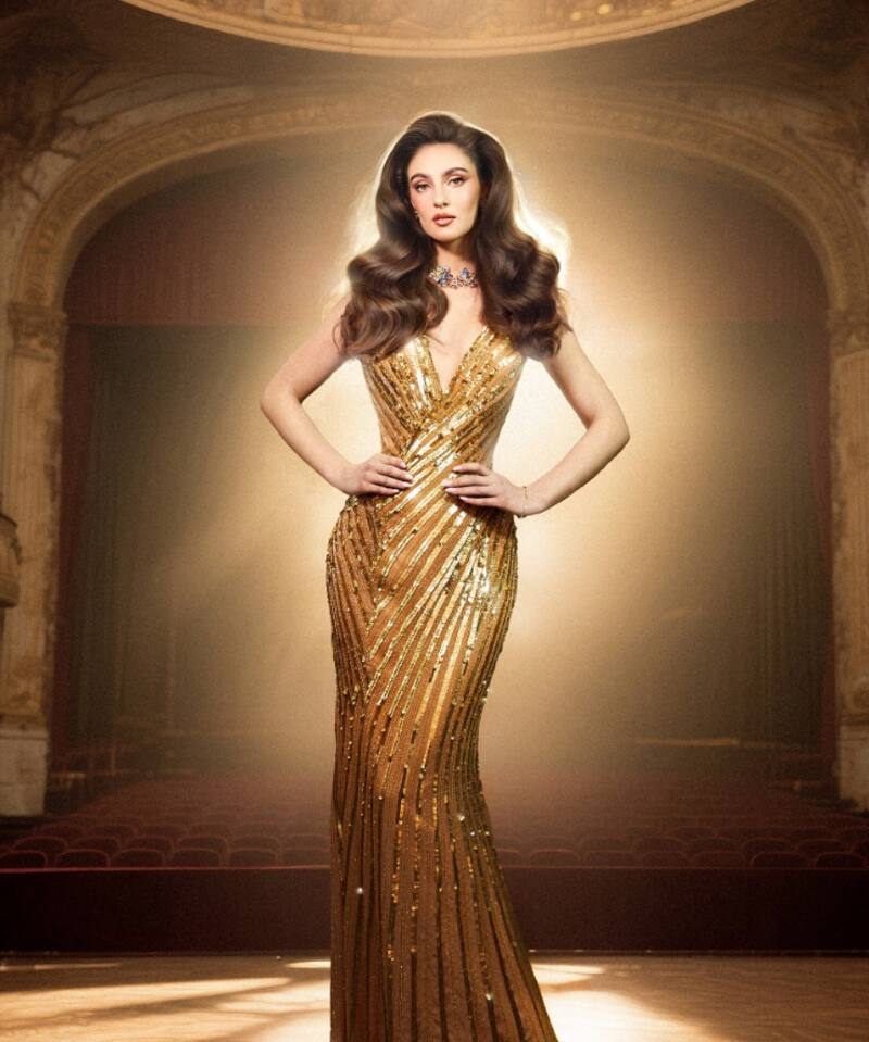 La modelo es Miss Huechuraba.