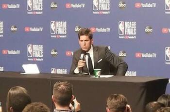 La desgarradora conferencia de prensa de Bob Myers dando a conocer la lesión de Kevin Durant