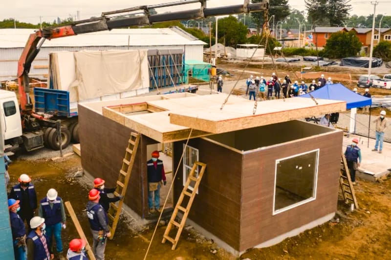 La industria más grande de casas prefabricadas en Latinoamérica se encuentra en Chile.