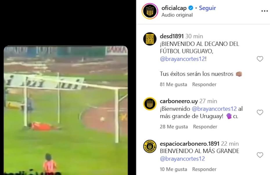 Los hinchas de Peñarol se ilusionan con el fichaje del chileno