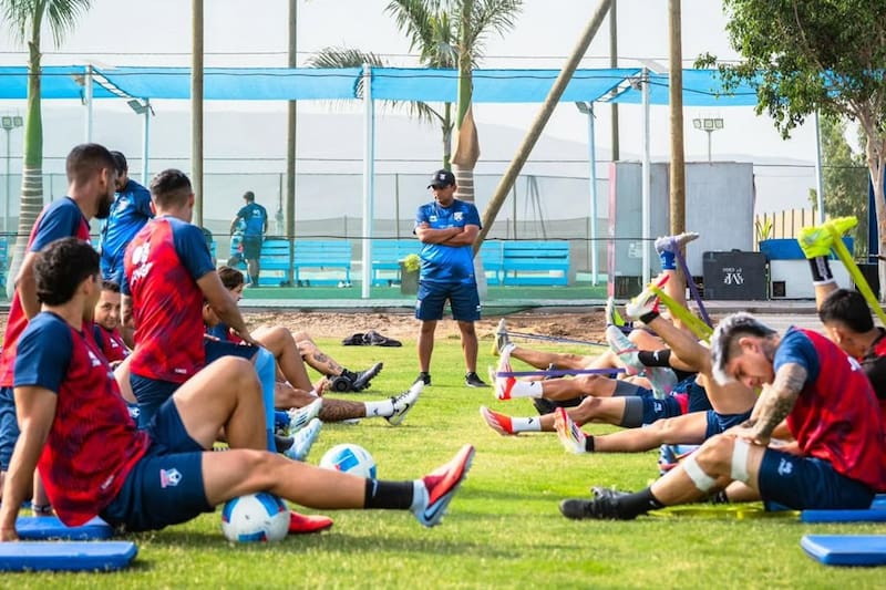 Los Bravos en su pretemporada para la Primera B 2026. Foto: Instagram San Marcos.