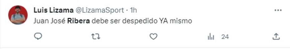 Los hinchas de Curicó Unido piden la salida de Juan José Ribera.