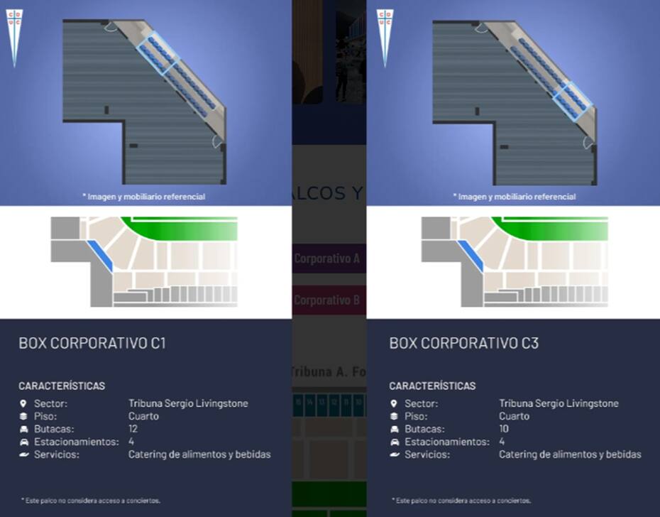 estarán en las esquinas del estadio y la UC también detalló sus características (cruzados.cl)