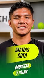 Matías Soto en Raquetas y Palas