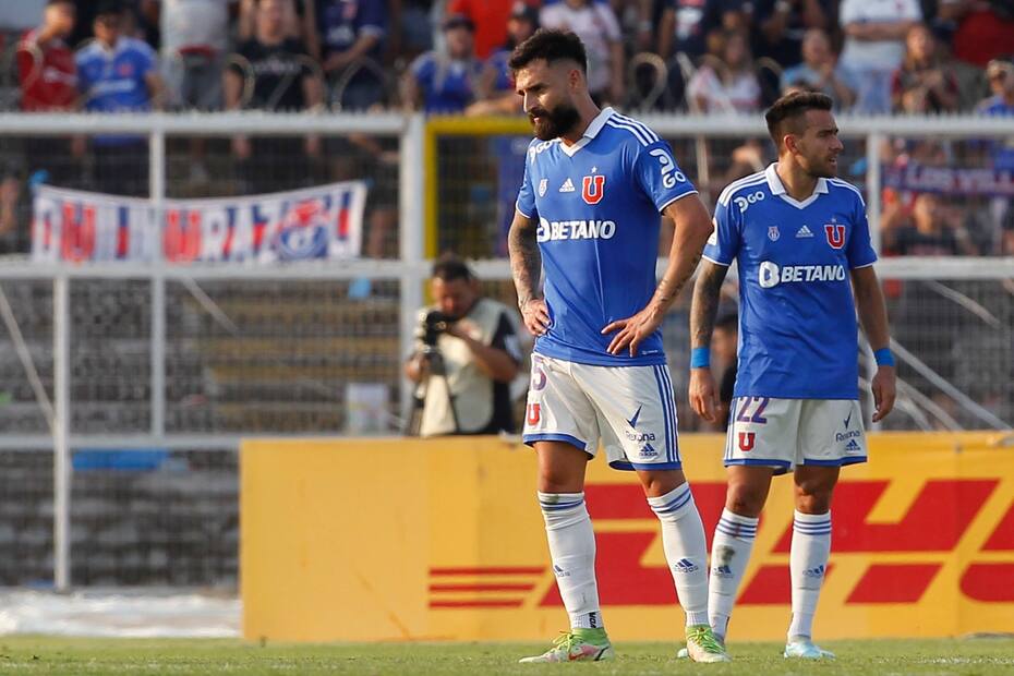 Luis Felipe Gallegos ante Palestino en el último duelo que disputó.