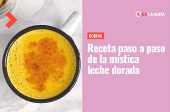 Receta de leche dorada: Aprende cómo hacer la golden milk paso a paso en tu propia casa