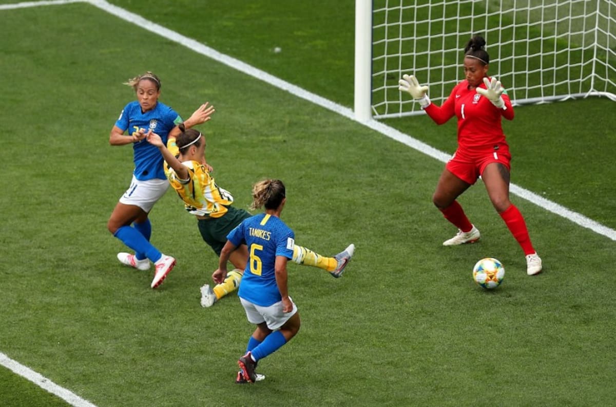 Los goles del triunfo de Australia sobre Brasil por la Copa del Mundo Femenina