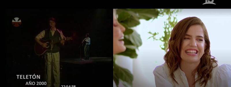 Millaray Viera se emociona al recordar a su papá, Gervasio.