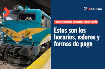 Tren nocturno Santiago-Concepción 2022: ¿A qué hora sale, cuánto cuesta el pasaje y cómo comprarlo?