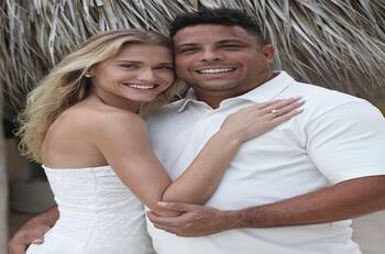 Se casa por cuarta vez: Ronaldo le pidió matrimonio a su pareja, Celina Locks, con elegante anillo