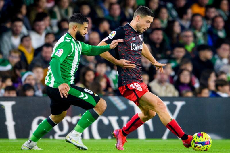 El último duelo Betis vs Athletic fue por la fecha 15 de la Liga y terminó en igualdad sin goles en el Villamarín. Foto: La Liga.