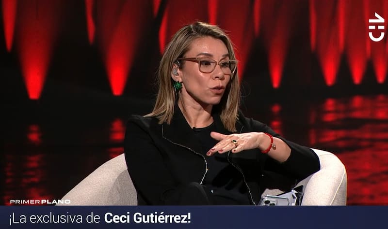 La periodista abandonó el set.