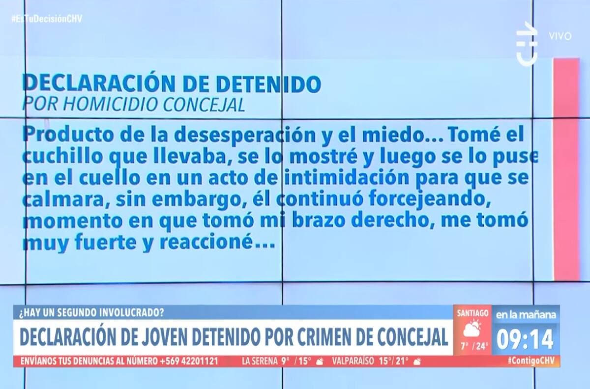 Imputado por homicidio de Richard Barría: "Lo que me dijo me pareció que era una insinuación sexual"