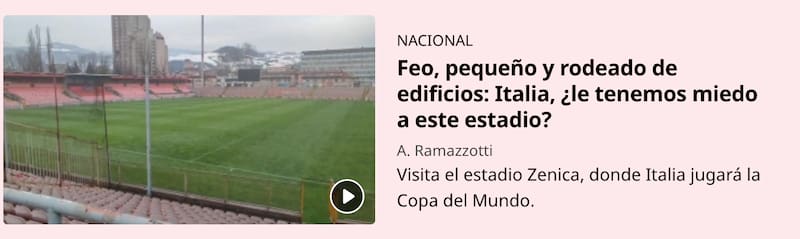 Esta es la publicación que sacó ronchas en Bosnia y que ahora le refriegan a los italianos. Foto: Gazzetta