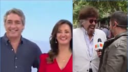 Priscilla Vargas y José Luis Repenning se sorprendieron con abrupta aparición de Adriano Castillo, el "Compadre Moncho", en "Tu Día"