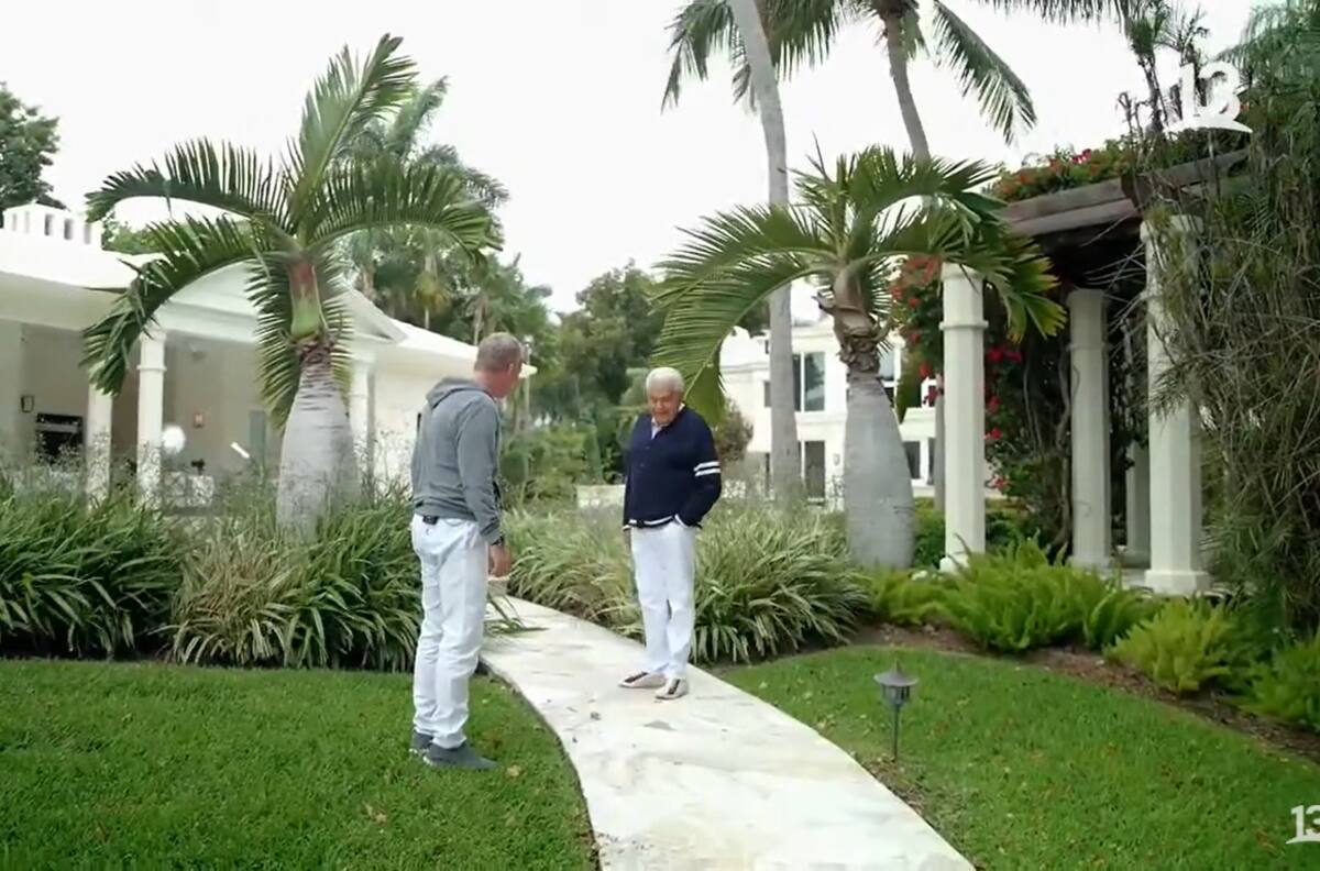 El jardín parece una selva y tiene hasta un museo: Don Francisco y su esposa, Temmy Muchnick, mostraron la gran mansión en la que viven en Miami