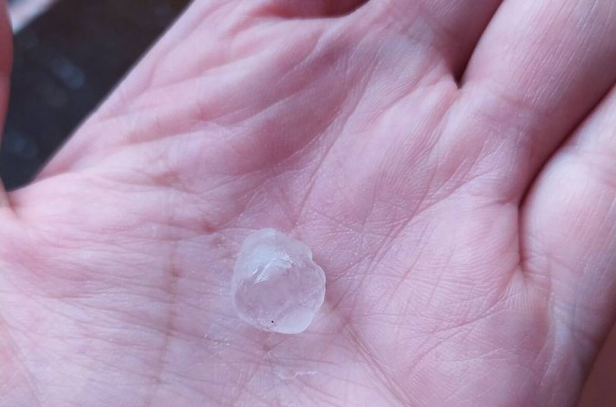 VIDEOS | Caída de granizo se registró en la Región Metropolitana