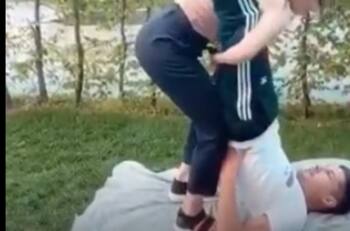 Miiko Albornoz sorprende con duro ejercicio mientras entrena en cuarentena