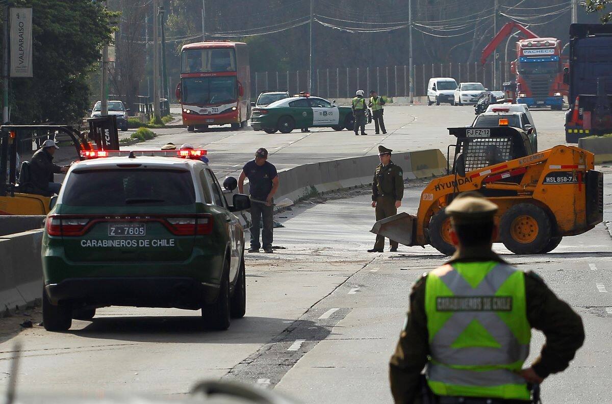 Violento accidente de tránsito dejó un fallecido en la avenida Errázuriz de Valparaíso