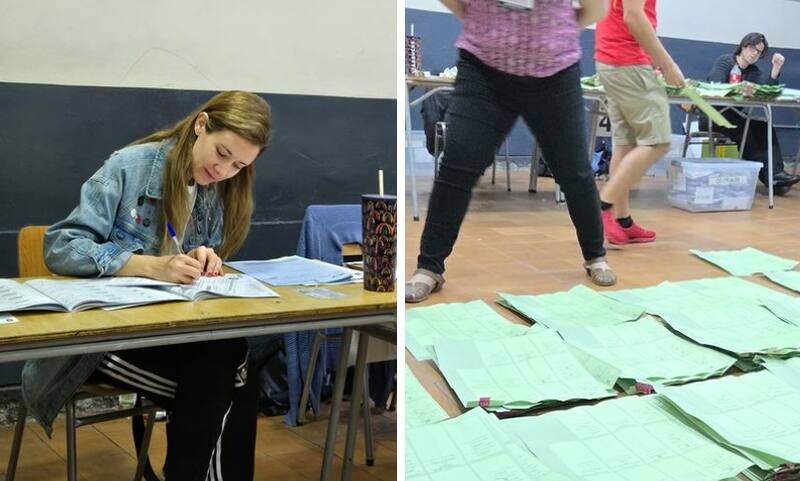 Carla Jara compartió fotos de su exhaustivo trabajo. Créditos: Instagram