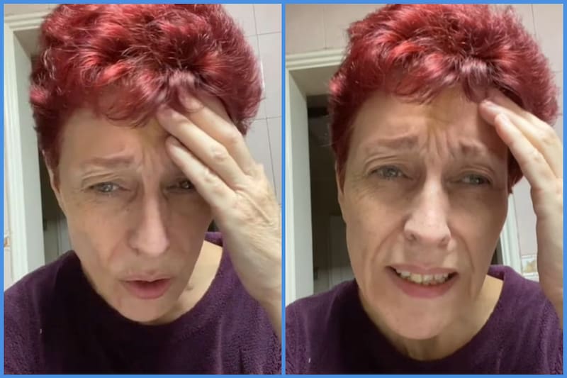 La desesperación de Carolina Herrera tras robo de su auto.