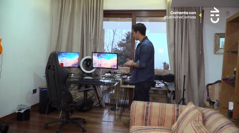 El actor e influencer mostró en “La Divina Comida” su casa donde convive con otros 4 creadores de contenido y colaboran juntos en subir videos en sus distintas redes sociales.