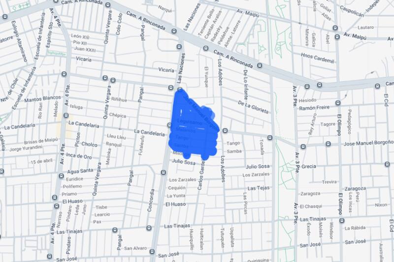 Este es el sector afectado.